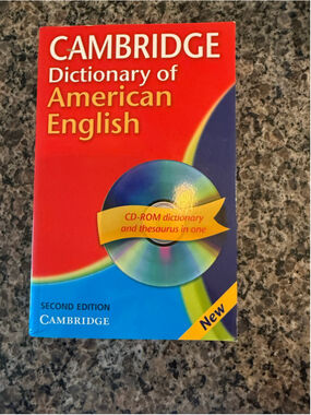 Cambridge Dictionary of American English Second Edition One Size Red Blue